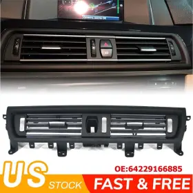 Cfkgs-f10-10-15 Oxilam Front Air Grille Center Dash Ac Vent Fits For Bmw F10 F11 F18 5 Series 550i 535i