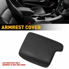 Wwd-fsp-19324 Oxilam Fits Honda Accord 2013-2017 Leather Center Console Lid Armrest Cover Skin Black
