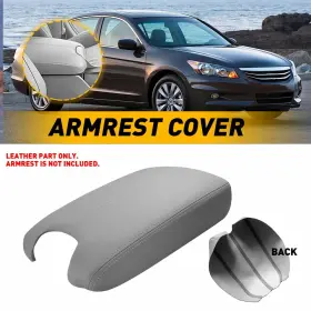 Wwd-fsp-19327 Oxilam Leather Center Console Lid Armrest Cover For Honda Accord 2008 2009 2010 2011 12