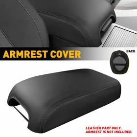 Oxilam Wwd-fsp-19335 For 2010-2022 Toyota 4runner Leather Center Console Lid Armrest Cover Black 1pcs