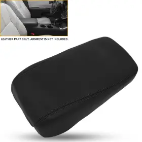 Wwd-fsp-19336 Oxilam Fits 2013-2018 Toyota Avalon Leather Console Lid Center Armrest Cover Skin Black