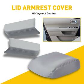 Oxilam Wwd-fzd-15651 Car Front Leather Center Console Lid Door Armrest Cover For 09-15 Honda Pilot Us