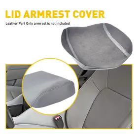 Wwd-fzd-15851 Oxilam Car Console Lid Armrest Center Cover Leather For 2009-15 Honda Pilot Replace Kit
