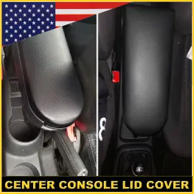 Wwd-fzd-29415 Oxilam Leather For 1999-2010 Volkswagen Beetle Center Console Lid Armrest Cover Black A