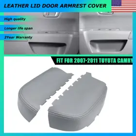 Wwd-kdm-16511 Oxilam For 2009-2015 Honda Pilot Car Auto Door Lid Armrest Cover Leather Gray Parts Usa