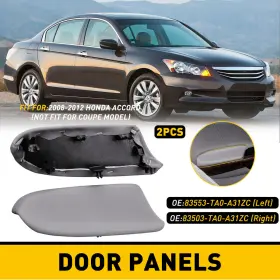Xpd-mbg-26411 Oxilam Leather Door Panels Armrest Cover Lhrh For Honda Accord 2008 2009 2010 2011 2012