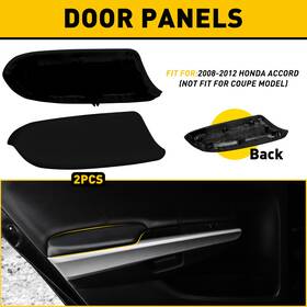 Oxilam Xpd-mbg-26412 2 Black Front Door Panels Armrest Replacement For 2008-2012 Honda Accord