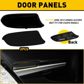 Xpd-mbg-26412 Oxilam 2 Black Front Door Panels Armrest Replacement For 2008-2012 Honda Accord