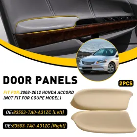 Xpd-mbg-26413 Oxilam Car Door Panel Armrest Cover Leather For Honda Accord 08 09 10 11 12 Replacement