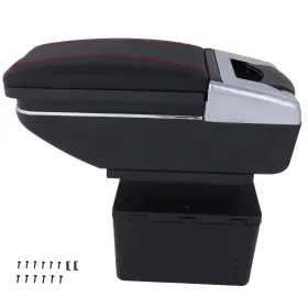 Pa160642a01 Parautostore Center Console Armrest Container Storgae Box Fits 05-19 F-150 04-18 Silverado