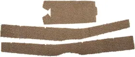 Pc2065 Parts Unlimited Interiors 1965 Impala Floor Console Carpet Set Fawn - Brand Pui