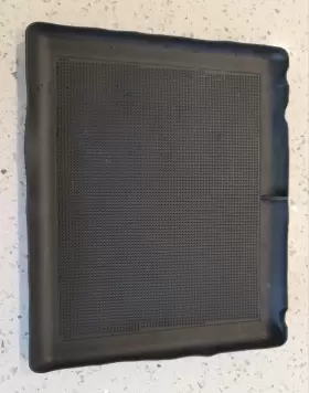 7l5863328 Porsche 7l5 863 328 Oem 2003-2010 Cayenne Center Console Rubber Mat Lining Insert