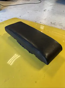914-521-556-12 Porsche Used 914 Center Console Arm Rest And Storage German Black Vinyl