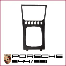 944552117 Porsche 944 951 Center Console Trim Shifter Bezel Black Plastic 85-91