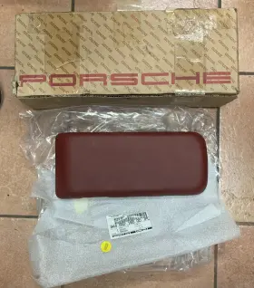 944552165007pd Porsche Nos 944 Ft85-ft88 Burgundy Leather Center Console Lid