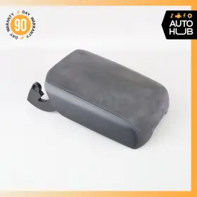 95b864207s Porsche 17-18 Macan 95b Front Center Console Armrest Arm Rest Suede Black Oem
