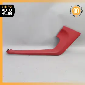95b864365a Porsche Macan 95b Center Console Molding Trim Cover Left Leather Red Oem