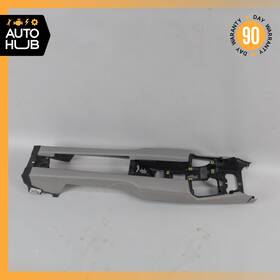 Porsche 97055341101 10-16 Panamera 970 Rear Center Console Armrest Leather Gray Oem 68k