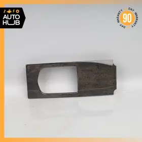97055345107 Porsche 10-16 Panamera 970 Rear Center Console Bezel Trim Wood Oem