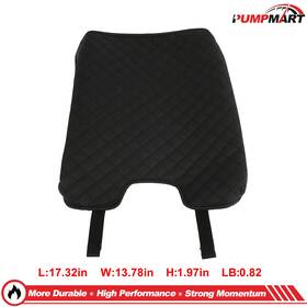 Pumpmart Pum15307701art Leather Center Console Armrest Lid Cover For 13-18 Dodge Ram Front Black Housing