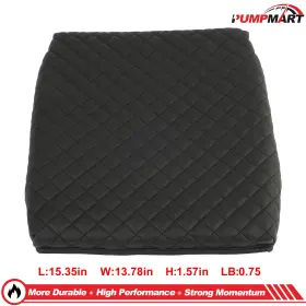 Pum15307801art Pumpmart For 18-23 Dodge Ram Black Housing Front Leather Center Console Armrest Lid Cover