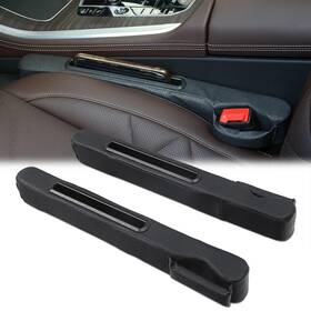 Raksonic Ulsjcfxs02-2 2 Pack Car Seat Gap Filler With Storage Box Console Black2