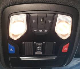 Ram 6ej891l1ad 19 20 21 22 23 24 1500 Overhead Console New Style Without Sunroof Black X9