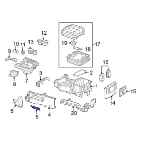 1hs07dx9aa Ram Oe For 1500 Classic 2020-2021 Console Cap