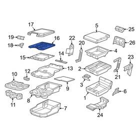 Ram Oe 68206381aa For 1500 Classic 2019-2023 Front Console Trim Panel