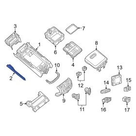 6eg553f4ab Ram Oe For 3500 2019 Left Console Panel