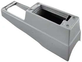 L240709-gy Restoparts Gray Console Base 1978-1987 El Camino Malibu And Monte Carlo