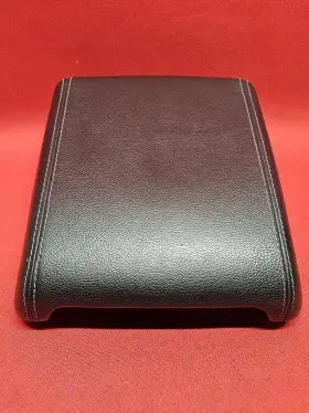 Lr071508 Rover 16-19 Land Range Evoque Center Console Arm Rest Lid Ebony Leather