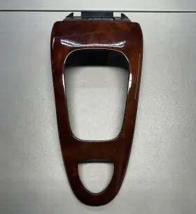 12769167 Saab 9-3 Gear Shift Center Console Trim Cover Panel Wood Oem