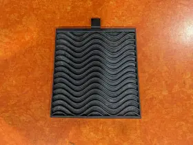 12806035 Saab 9-3 Oem Center Console Dashboard Rubber Mat Tray Insert Trim P/n