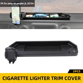 Savadicar2025033183 Savadicar Phone Mount Holder Storage Tray Dash Accessories For Jeep Wrangler Jl 2018-2023