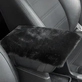 Au30emiccc3540 Seg Direct Auto Center Console Cover Furry Car Armrest Soft Black
