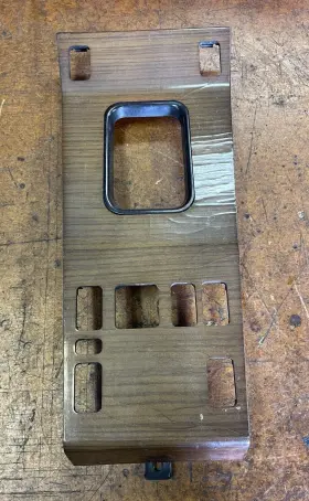 1246830700 Shift Mercedes W124 Early Wood Console 300e 420e 86-90 Zebrano With Seat Heater