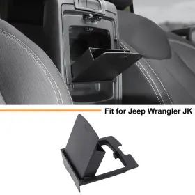 Shineka20241107l9979 Shineka For Jeep Wrangler Jk11 Hidden Console Armrest Box Storage Organizer Accessories