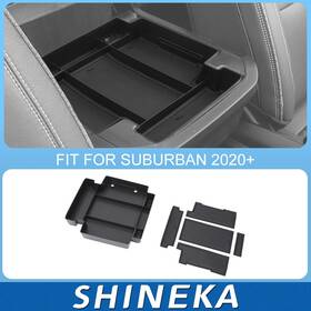 Shineka Shineka202605275 Console Armrest Box Storage Organizer Accessories For Suburban Yukon Tahoe 2021
