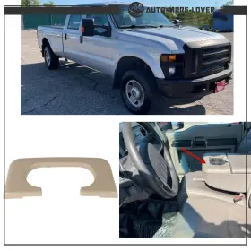 Al1783236lv Silscvtt For Ford F250 F350 F450 1999-2010 Plastic Beige Center Console Cup Holder Pad