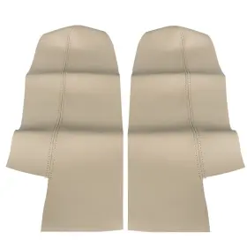 Po643725lt Silscvtt Front Door Panels Armrest Cover 2pcs For 07-12 Honda Cr-v Crv Leather Beige Tan