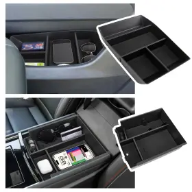 Sm-24traverse-fs Sinminou Zkx-x Center Console Organizer Compatible With 2024-2026 Chevy Traverse Ac