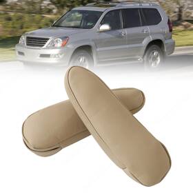 Soillar Z2.gx470fs01.h 2 Front Leather Seat Armrest Replacement Covers Set Fits 2003-2009 Lexus Gx470