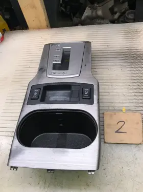 241-11318b Subaru 2010-2014 Legacy Center Console Shifter Trim Bezel Cupholder Oem