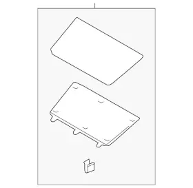 66272xc00a Subaru Genuine Storage Tray