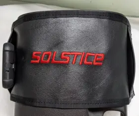 Redsolwordcon003 Super D Specialties Pontiac Solstice Word Black Console Bag Embroidered Red New Ships Usps