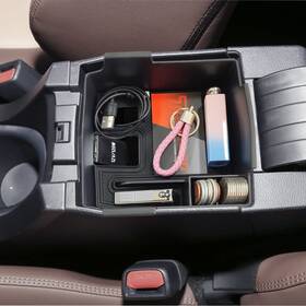 Tacobro Tbty83-b Center Console Organizer Compatible With Toyota Corolla Cross Black