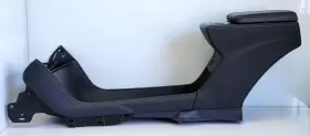 1026730-00-e Tesla 2012-2015 Model S Center Console Assembly Base Black Armrest Cup Holders