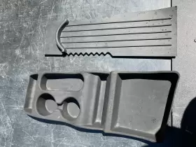 1058083-00-b Tesla 1058083-00 Model X Center Console Storage Bin Tray And Mat 2015-2020