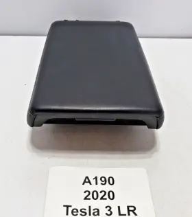 1087940-00-c Tesla 17-23 Oem Model 3 Y Center Console Armrest Storage Lid Cover Black